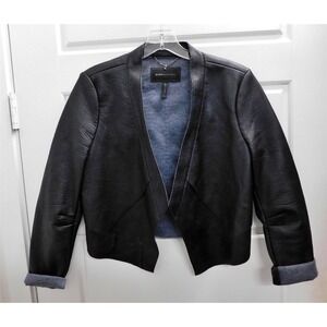BCBG MAXAZRIA‎ Lloyd Easy Layered Black Jacket S